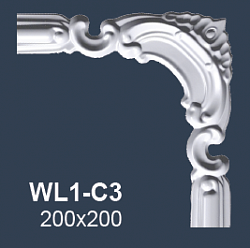 Wallstyl угол к молдингу WL1-C3 /200х200мм купить в Москве и Московской области