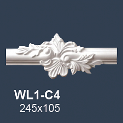 Wallstyl угол к молдингу WL1-C4  /245х105мм купить в Москве и Московской области